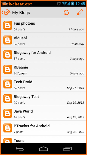 Blogaway Pro (Blogger) screenshot