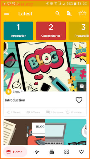 BlogUP – Blogging for Beginners screenshot