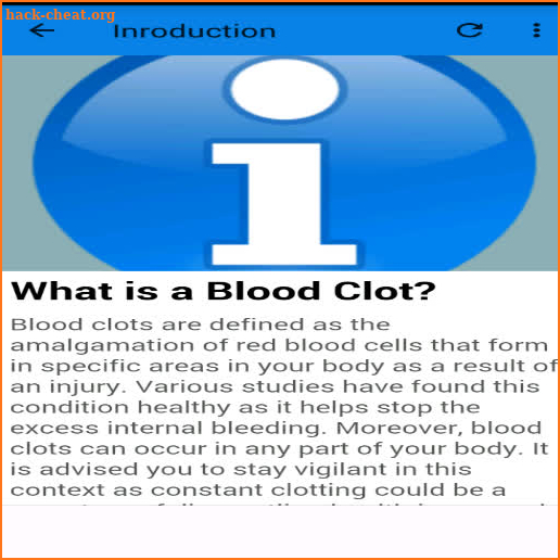 Blood Clot Home Remedies screenshot