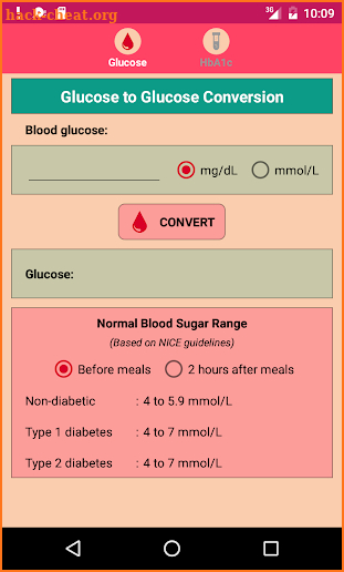Blood Glucose Converter screenshot