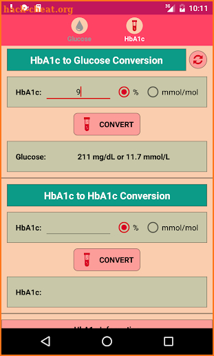 Blood Glucose Converter screenshot
