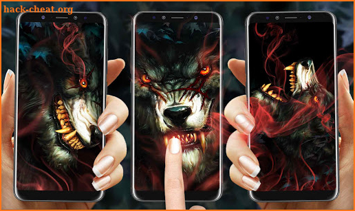 Blood King Wolf Live Wallpapers screenshot