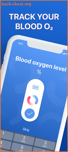 Blood Oxygen App screenshot