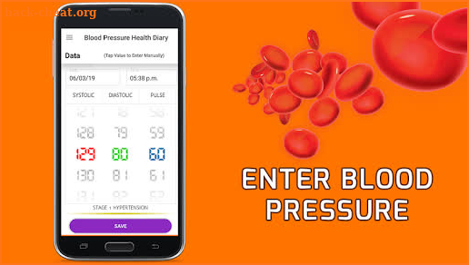 Blood Pressure App : BP Average Info Tracker Diary screenshot