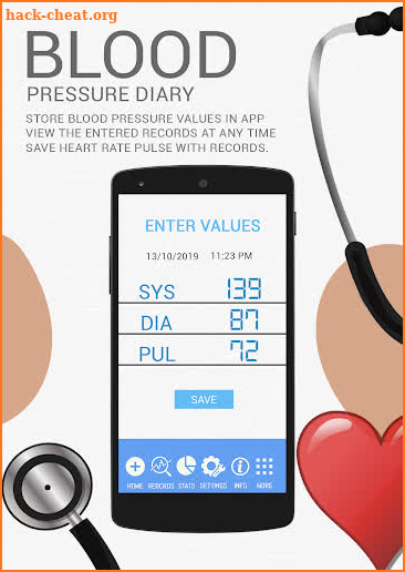 Blood Pressure BP History : Analyze Average Diary screenshot