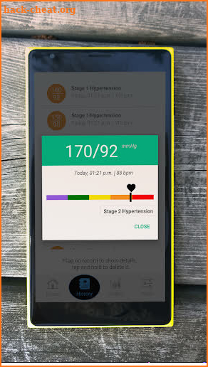 Blood Pressure : BP History Average Info Tracker screenshot
