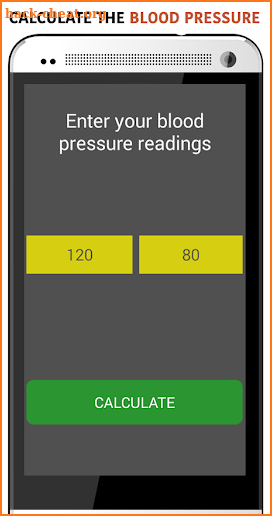 Blood Pressure Calculator screenshot