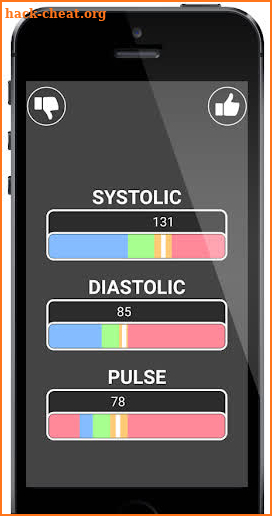 Blood Pressure Check Colors screenshot