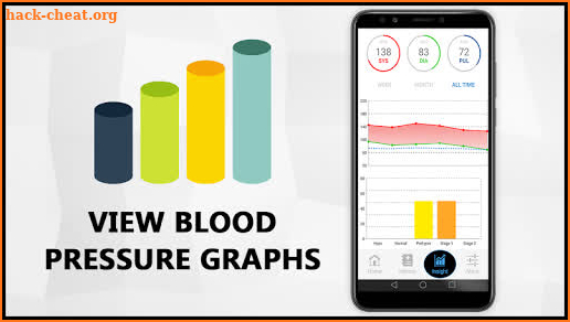 Blood Pressure Check Diary : History Log : BP Info screenshot