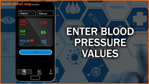 Blood Pressure Checker Diary : BP Info History Log screenshot