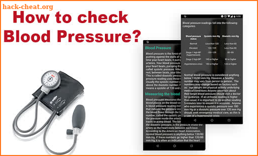 Blood Pressure Checker Information screenshot