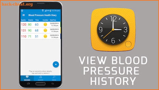 Blood Pressure Checker Logger : Scan Tracker Test screenshot