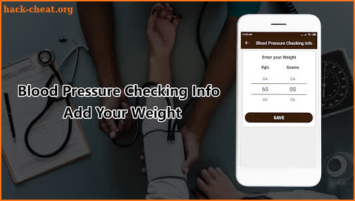 Blood Pressure Checking Info screenshot