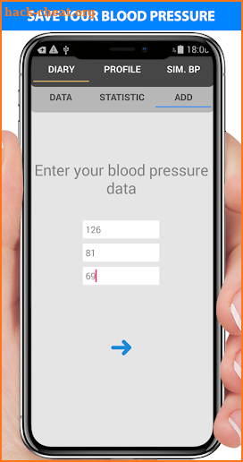 Blood Pressure Diary screenshot