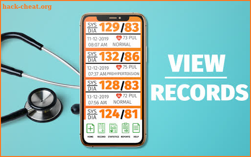Blood Pressure Diary BP : Average Records History screenshot