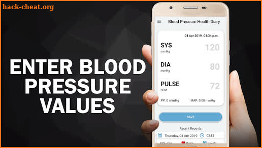 Blood Pressure Diary : BP Logger Scan Test Tracker screenshot