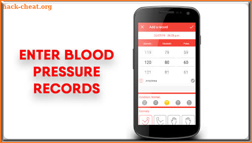 Blood Pressure Diary : BP Tracker : BP Evaluation screenshot