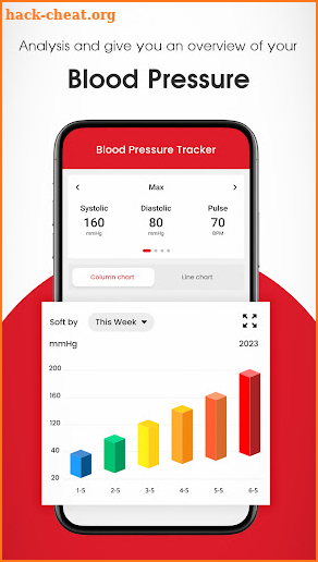 Blood pressure - Heart rate screenshot
