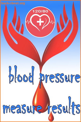 blood pressure measure results screenshot