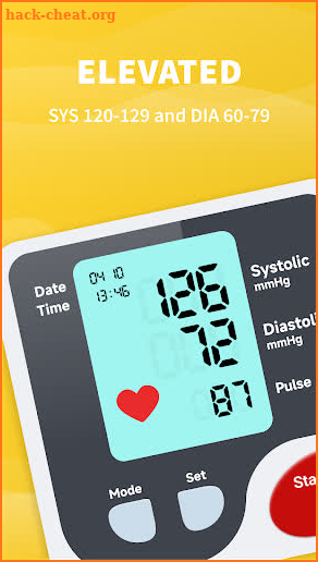 Blood Pressure Monitor screenshot