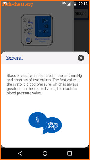 Blood Pressure Monitor Log screenshot