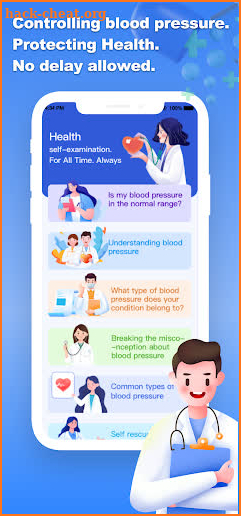Blood Pressure Notes screenshot