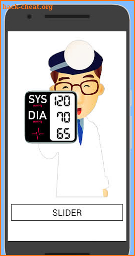 Blood Pressure Slider screenshot