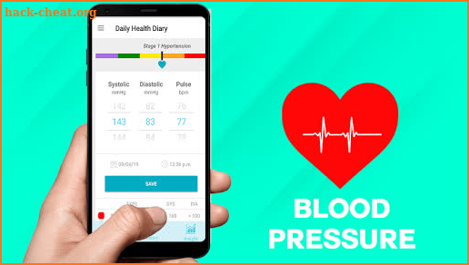 Blood Pressure, Sugar, Temperature Scan Test Diary screenshot