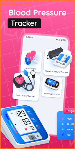Blood Pressure Tracker App screenshot