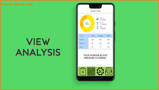 Blood Pressure Tracker : BP Test Log Checker Diary screenshot