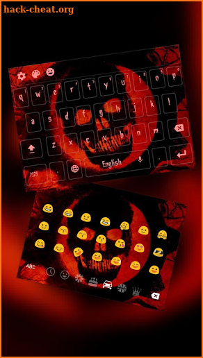 Blood Skull Keyboard screenshot