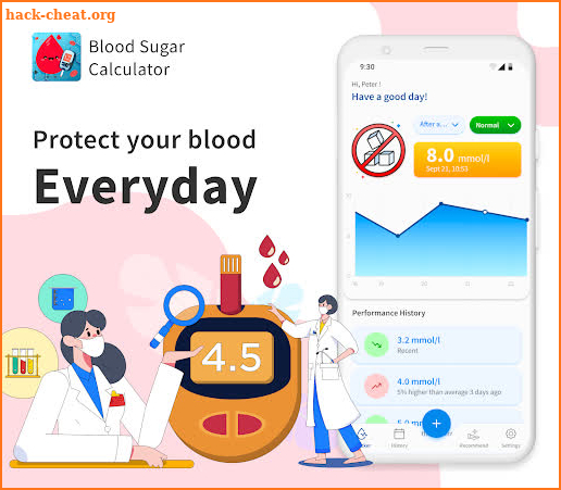 Blood Sugar: BP Tracker screenshot