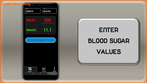 Blood Sugar Check Log : Glucose Level Test Track screenshot