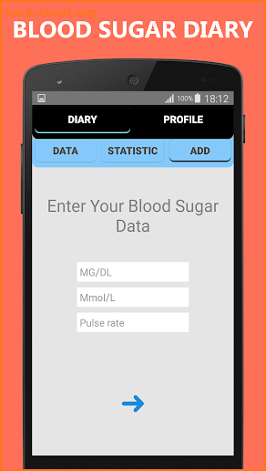 Blood Sugar Diary screenshot