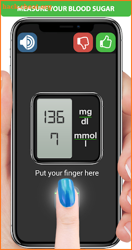 Blood Sugar Fingerprint Scanner screenshot