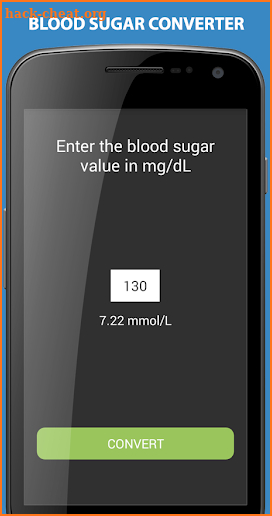 Blood Sugar Overview screenshot