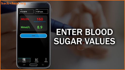 Blood Sugar Tracker : Diabetes Test Glucose Logger screenshot