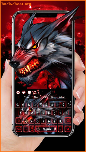 Bloody Scary Wolf Keyboard screenshot