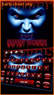 Bloody Vampire Night Keyboard Theme screenshot