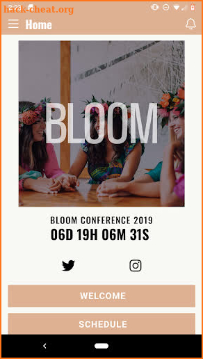 BLOOM Conference screenshot
