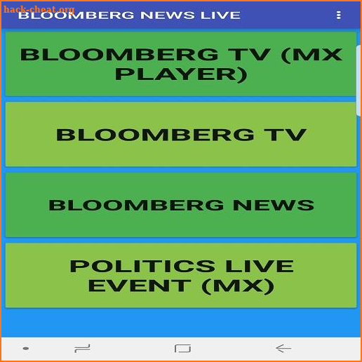 BLOOMBERG GLOBAL LIVE NEWS screenshot