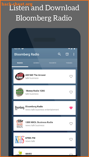 Bloomberg Radio App Free Station New York Live screenshot