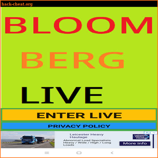 BLOOMBERG TV LIVE NEWS screenshot