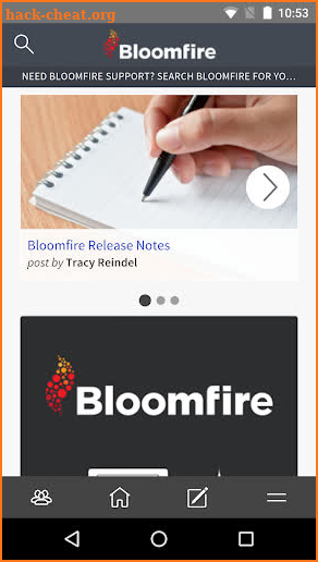 Bloomfire screenshot