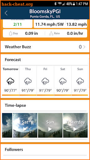 BloomSky Weather screenshot