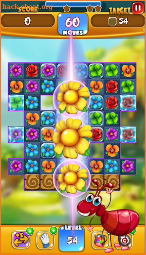 Blossom Witch - Flower Blast Crush Match 3 Puzzle screenshot