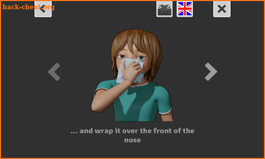 Blowing your nose screenshot
