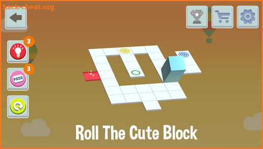 Bloxorz - Block Roll Puzzle screenshot