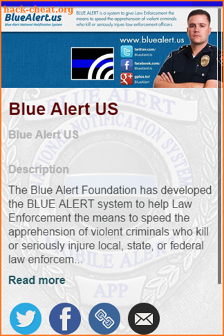 Blue Alert (National System) screenshot