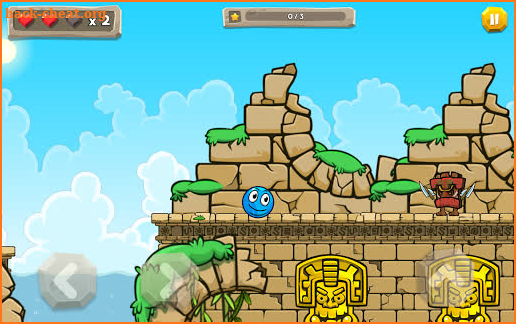 Blue Ball 11: Bounce Ball Adventure screenshot
